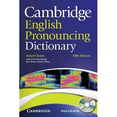 CAMBRIDGE ENGLISH PRONOUNCING DICTIONARY EIGHTEENTH EDITION PAPERBACK WITH CD-ROM - Publicité CAMBRIDGE ENGLISH PRONOUNCING DICTIONARY EIGHTEENTH EDITION PAPERBACK WITH CD-ROM - Publicité