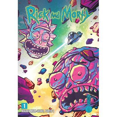 Rick & Morty Maudit milk-shake Tome 1 - Publicité Rick & Morty Maudit milk-shake Tome 1 - Publicité