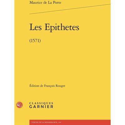 Avant Les Epithetes (1571) - Publicité Avant Les Epithetes (1571) - Publicité