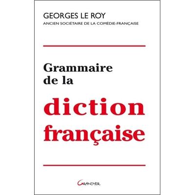 ART Grammaire de la diction française - Publicité ART Grammaire de la diction française - Publicité