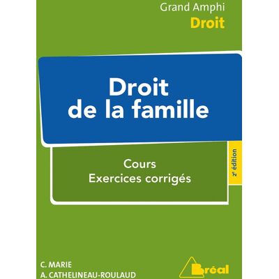Droit de la famille (2e édition) - Publicité Droit de la famille (2e édition) - Publicité