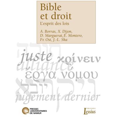 Bible et droit - l'esprit des lois - Publicité Bible et droit - l'esprit des lois - Publicité