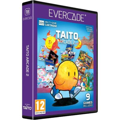 Cartouche Blaze Evercade - Taito Arcade 2 - Publicité Cartouche Blaze Evercade - Taito Arcade 2 - Publicité