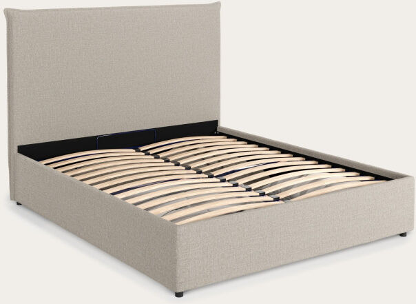 Litier Français Lit coffre Cocoon - 140 x 200 (cm) Ficelle