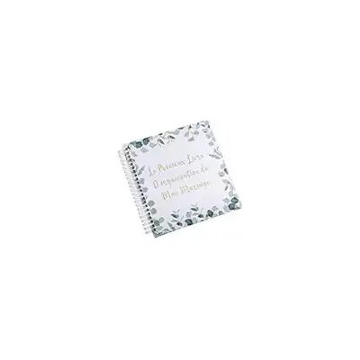 Générique - Livre Organisation Mariage Eucalyptus - Blanc - 19x20cm - Livre de planification de mariage - Publicité Générique - Livre Organisation Mariage Eucalyptus - Blanc - 19x20cm - Livre de planification de mariage - Publicité
