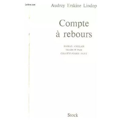 STOCK Comptes a rebours - LINDOP AUDREY ERSKINE - Publicité STOCK Comptes a rebours - LINDOP AUDREY ERSKINE - Publicité