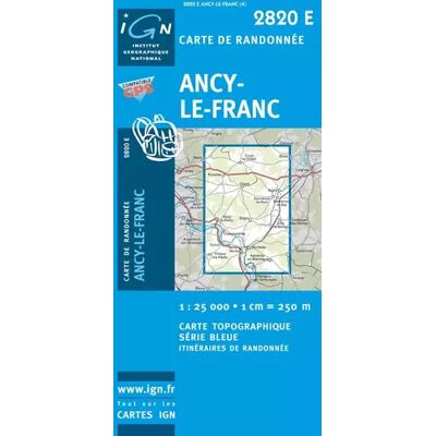 IGN 2820e Ancy-le-Franc - unknown author - Publicité IGN 2820e Ancy-le-Franc - unknown author - Publicité