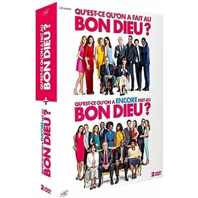 UGC Coffret : Qu'est-ce qu'on a fait au Bon Dieu ? + Qu'est-ce qu'on a encore fait au Bon Dieu ? DVD - Philippe de Chauveron - Publicité UGC Coffret : Qu'est-ce qu'on a fait au Bon Dieu ? + Qu'est-ce qu'on a encore fait au Bon Dieu ? DVD - Philippe de Chauveron - Publicité
