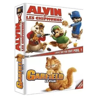 20th Century Fox Alvin et les chipmunks - Garfield, les films : Coffret 2 DVD - Tim Hill et Peter Hewitt - Publicité 20th Century Fox Alvin et les chipmunks - Garfield, les films : Coffret 2 DVD - Tim Hill et Peter Hewitt - Publicité