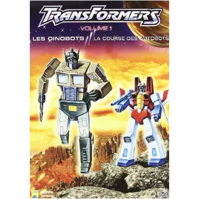 Transformers - coffret Volume 1 : la course des autobots, les Dinobots - Publicité Transformers - coffret Volume 1 : la course des autobots, les Dinobots - Publicité
