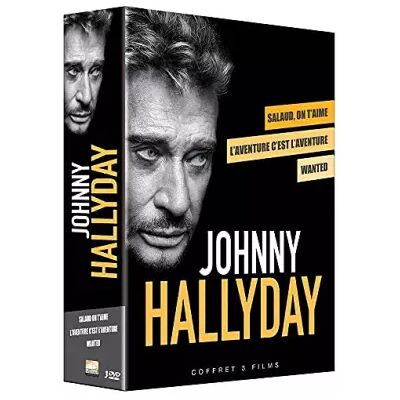 Marco Polo Production Johnny Hallyday, Un Acteur de légende : Wanted + L'Aventure C'est L'Aventure + Salaud on t'aime - Brad Mirman - Publicité Marco Polo Production Johnny Hallyday, Un Acteur de légende : Wanted + L'Aventure C'est L'Aventure + Salaud on t'aime - Brad Mirman - Publicité