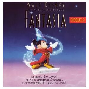 Disneyland Le Grand Chef D'Oeuvre Fantasia Disque 2 - The Philadelphia Orchestra, Leopold Stokowski - Publicité Disneyland Le Grand Chef D'Oeuvre Fantasia Disque 2 - The Philadelphia Orchestra, Leopold Stokowski - Publicité