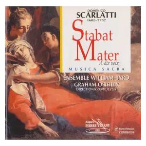 Disques Pierre Verany Stabat Mater - Domenico Scarlatti, Ensemble Europeen William Byrd, Graham O'Reilly - Publicité Disques Pierre Verany Stabat Mater - Domenico Scarlatti, Ensemble Europeen William Byrd, Graham O'Reilly - Publicité