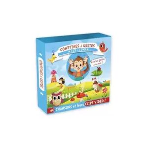Deva jeunesse - Comptines à Gestes - Coffret CD + DVD avec Livret des Paroles - 40 Titres de Comptines et Chansons pour Enfants, Maternelle et Bébés - Idéal pour Enfants de 3 à 5 Ans - Jemy - Publicité Deva jeunesse - Comptines à Gestes - Coffret CD + DVD avec Livret des Paroles - 40 Titres de Comptines et Chansons pour Enfants, Maternelle et Bébés - Idéal pour Enfants de 3 à 5 Ans - Jemy - Publicité