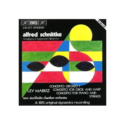 BIS Concerto Grosso I · Concerto For Oboe And Harp · Concerto For Piano And Strings - Lev Markiz, Alfred Schnittke, Snyko - Publicité BIS Concerto Grosso I · Concerto For Oboe And Harp · Concerto For Piano And Strings - Lev Markiz, Alfred Schnittke, Snyko - Publicité