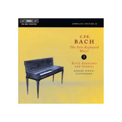 BIS Early Sonatinas and Sonatas - Carl Philipp Emanuel Bach, Miklos Spanyi - Publicité BIS Early Sonatinas and Sonatas - Carl Philipp Emanuel Bach, Miklos Spanyi - Publicité