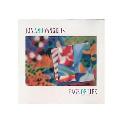 Arista Page Of Life - Jon & Vangelis - Publicité Arista Page Of Life - Jon & Vangelis - Publicité
