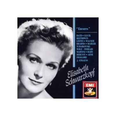 EMI Encores - Elisabeth Schwarzkopf - Publicité EMI Encores - Elisabeth Schwarzkopf - Publicité