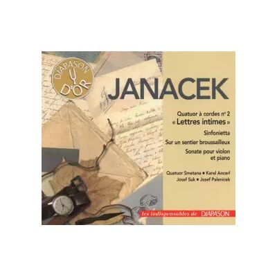 Diapason Quatuor à Cordes N° 2 "Lettres Intimes", Sinfonietta, Sur Un Sentier Brousailleux, Sonate Pour Violon Et Piano - Karel Ančerl, Josef Suk, Leoš Janáček, Josef Páleníček, Smetana Quartet - Publicité Diapason Quatuor à Cordes N° 2 "Lettres Intimes", Sinfonietta, Sur Un Sentier Brousailleux, Sonate Pour Violon Et Piano - Karel Ančerl, Josef Suk, Leoš Janáček, Josef Páleníček, Smetana Quartet - Publicité
