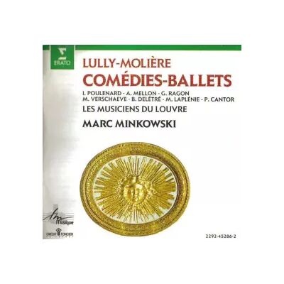 Erato Comédies-ballets - Jean-Baptiste Lully, Marc Minkowski, Agnès Mellon, Les Musiciens Du Louvre, Isabelle Poulenard, Bernard Delétré, Gilles Ragon, Molière, Michel Verschaeve, Michel Laplénie, Philippe Cantor - Publicité Erato Comédies-ballets - Jean-Baptiste Lully, Marc Minkowski, Agnès Mellon, Les Musiciens Du Louvre, Isabelle Poulenard, Bernard Delétré, Gilles Ragon, Molière, Michel Verschaeve, Michel Laplénie, Philippe Cantor - Publicité