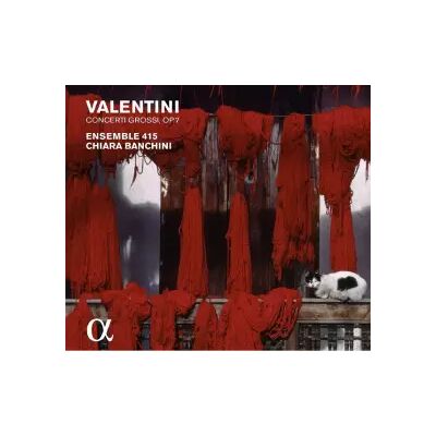 Alpha Classics Concerti Grossi, Op. 7 - Chiara Banchini, Ensemble 415, Giuseppe Valentini - Publicité Alpha Classics Concerti Grossi, Op. 7 - Chiara Banchini, Ensemble 415, Giuseppe Valentini - Publicité