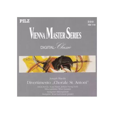 Pilz Divertimento „Chorale St. Antoni“ / Bläserquintette = Wind Quintets - Joseph Haydn, Anton Reicha, Franz Danzi, Johann Georg Lickl, Stuttgarter Bläserquintett - Publicité Pilz Divertimento „Chorale St. Antoni“ / Bläserquintette = Wind Quintets - Joseph Haydn, Anton Reicha, Franz Danzi, Johann Georg Lickl, Stuttgarter Bläserquintett - Publicité