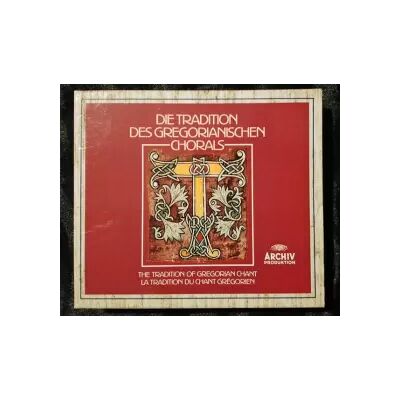 Archiv Produktion Die Tradition Des Gregorianischen Chorals = The Tradition Of Gregorian Chant = La Tradition Du Chant Grégorien - Various - Publicité Archiv Produktion Die Tradition Des Gregorianischen Chorals = The Tradition Of Gregorian Chant = La Tradition Du Chant Grégorien - Various - Publicité