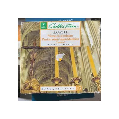 Erato Messe En Si Mineur / Passion Selon Saint-Matthiue (Extraits) - Johann Sebastian Bach, Michel Corboz - Publicité Erato Messe En Si Mineur / Passion Selon Saint-Matthiue (Extraits) - Johann Sebastian Bach, Michel Corboz - Publicité