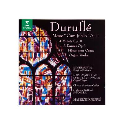 Erato Messe “Cum Jubilo” / 4 Motets Op 10 / 3 Danses Op. 6 / Organ Works - Maurice Duruflé, Orchestre Philharmonique De Radio France - Publicité Erato Messe “Cum Jubilo” / 4 Motets Op 10 / 3 Danses Op. 6 / Organ Works - Maurice Duruflé, Orchestre Philharmonique De Radio France - Publicité