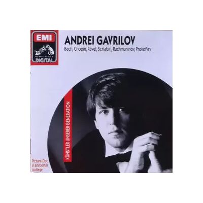 EMI Bach, Chopin, Ravel, Scriabin, Rachmaninov, Prokofiev - Andrei Gavrilov - Publicité EMI Bach, Chopin, Ravel, Scriabin, Rachmaninov, Prokofiev - Andrei Gavrilov - Publicité