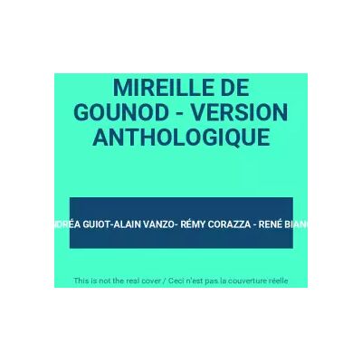 Vogue MIREILLE DE GOUNOD - VERSION ANTHOLOGIQUE - ANDRÉA GUIOT-ALAIN VANZO- RÉMY CORAZZA - RENÉ BIANCO - Publicité Vogue MIREILLE DE GOUNOD - VERSION ANTHOLOGIQUE - ANDRÉA GUIOT-ALAIN VANZO- RÉMY CORAZZA - RENÉ BIANCO - Publicité