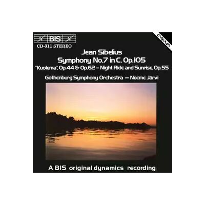 BIS Symphony No.7 In C, Op.105 / "Kuolema", Op.44 & Op.62 – Night Ride And Sunrise, Op.55 - Neeme Järvi, Jean Sibelius, Göteborgs Symfoniker - Publicité BIS Symphony No.7 In C, Op.105 / "Kuolema", Op.44 & Op.62 – Night Ride And Sunrise, Op.55 - Neeme Järvi, Jean Sibelius, Göteborgs Symfoniker - Publicité