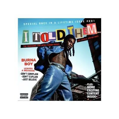 Atlantic I Told Them... - Burna Boy - Publicité Atlantic I Told Them... - Burna Boy - Publicité