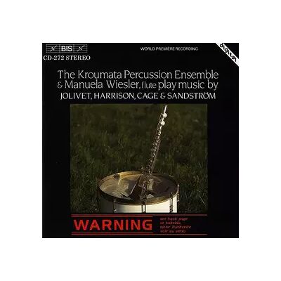 BIS The Kroumata Percussion Ensemble 2 / Manuela Wiesler, Flute - André Jolivet, John Cage, Kroumata Percussion Ensemble, Lou Harrison, Sven-David Sandström, Manuela Wiesler - Publicité BIS The Kroumata Percussion Ensemble 2 / Manuela Wiesler, Flute - André Jolivet, John Cage, Kroumata Percussion Ensemble, Lou Harrison, Sven-David Sandström, Manuela Wiesler - Publicité