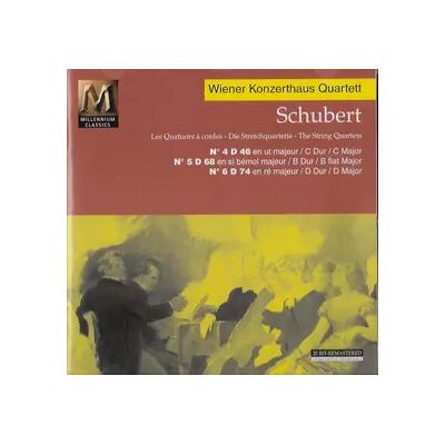 Universal Les Quatuors À Cordes = Die Streichquartette = The String Quartets: N° 4 D 46 / N° 5 D 68 / N° 6 D 74 - Franz Schubert, Wiener Konzerthausquartett - Publicité Universal Les Quatuors À Cordes = Die Streichquartette = The String Quartets: N° 4 D 46 / N° 5 D 68 / N° 6 D 74 - Franz Schubert, Wiener Konzerthausquartett - Publicité