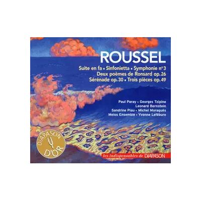 Les Indispensables de Diapason Suite En Fa ▪︎ Sinfonietta ▪︎ Symphonie N°3 ▪︎ Deux Poèmes De Ronsard Op.26 ▪︎ Sérénade Op.30 ▪︎ Trois Pièces Op.49 - Albert Roussel, Sandrine Piau, Leonard Bernstein, Paul Paray, Melos Ensemble Of London, Georges Tzipine, Y - Publicité Les Indispensables de Diapason Suite En Fa ▪︎ Sinfonietta ▪︎ Symphonie N°3 ▪︎ Deux Poèmes De Ronsard Op.26 ▪︎ Sérénade Op.30 ▪︎ Trois Pièces Op.49 - Albert Roussel, Sandrine Piau, Leonard Bernstein, Paul Paray, Melos Ensemble Of London, Georges Tzipine, Y - Publicité
