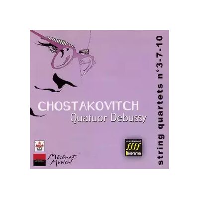 Arion Chostakovitch - Quatuors À Cordes N°3 - 7 & 10 - - Le Quatuor Debussy - Publicité Arion Chostakovitch - Quatuors À Cordes N°3 - 7 & 10 - - Le Quatuor Debussy - Publicité