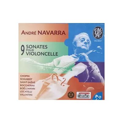 CALLIOPE 9 Sonates Pour Violoncelle - Various, André Navarra - Publicité CALLIOPE 9 Sonates Pour Violoncelle - Various, André Navarra - Publicité