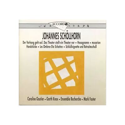 Accord Œuvres - Johannes Schöllhorn - Publicité Accord Œuvres - Johannes Schöllhorn - Publicité