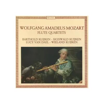 Accent Flute Quartets - Wolfgang Amadeus Mozart, Wieland Kuijken, Sigiswald Kuijken, Lucy van Dael, Barthold Kuijken - Publicité Accent Flute Quartets - Wolfgang Amadeus Mozart, Wieland Kuijken, Sigiswald Kuijken, Lucy van Dael, Barthold Kuijken - Publicité