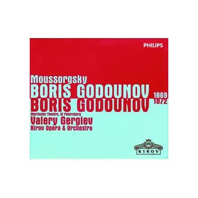Philips Boris Godounov 1869 / Boris Godounov 1872 - Modest Mussorgsky, Kirov Orchestra, Valery Gergiev, Kirov Chorus, Chorus Of The Mariinsky Theatre - Publicité Philips Boris Godounov 1869 / Boris Godounov 1872 - Modest Mussorgsky, Kirov Orchestra, Valery Gergiev, Kirov Chorus, Chorus Of The Mariinsky Theatre - Publicité