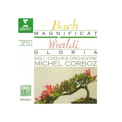 Erato Magnificat / Gloria - Antonio Vivaldi, Johann Sebastian Bach, Michel Corboz - Publicité Erato Magnificat / Gloria - Antonio Vivaldi, Johann Sebastian Bach, Michel Corboz - Publicité