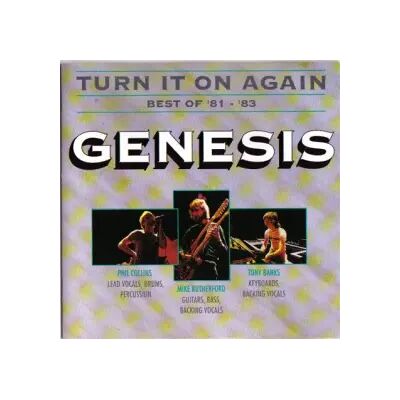 Vertigo Turn It On Again - Best Of '81 - '83 - Genesis - Publicité Vertigo Turn It On Again - Best Of '81 - '83 - Genesis - Publicité