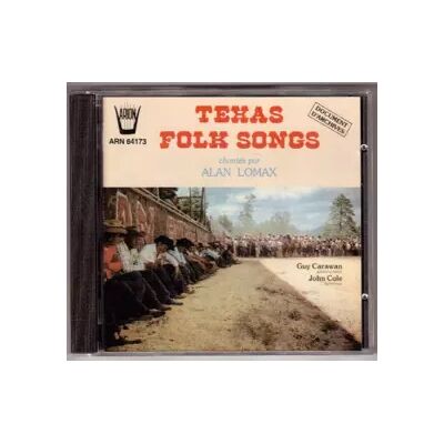 Arion Texas Folk Songs - Alan Lomax - Publicité Arion Texas Folk Songs - Alan Lomax - Publicité
