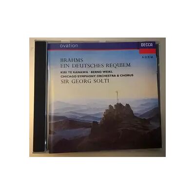 Decca Ein Deutsches Requiem - Johannes Brahms, The Chicago Symphony Orchestra, Bernd Weikl, Georg Solti, Kiri Te Kanawa - Publicité Decca Ein Deutsches Requiem - Johannes Brahms, The Chicago Symphony Orchestra, Bernd Weikl, Georg Solti, Kiri Te Kanawa - Publicité