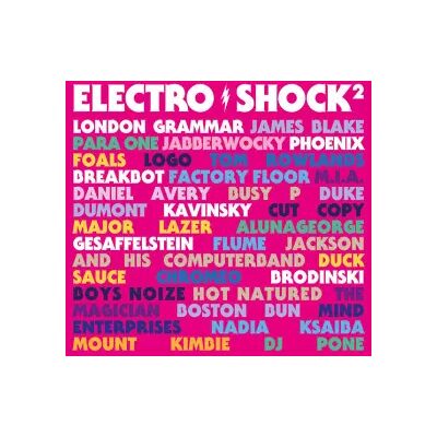 Because Music Electro Shock 2 - Various - Publicité Because Music Electro Shock 2 - Various - Publicité