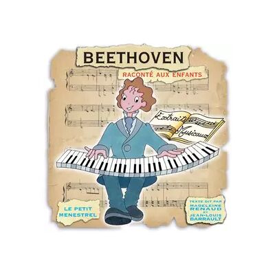 Accord Beethoven Raconté Aux Enfants - Madeleine Renaud, Jean-Louis Barrault - Publicité Accord Beethoven Raconté Aux Enfants - Madeleine Renaud, Jean-Louis Barrault - Publicité