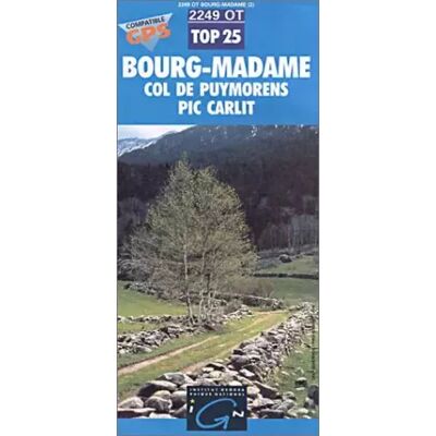 IGN Carte de randonnée : Bourg Madame - Publicité IGN Carte de randonnée : Bourg Madame - Publicité