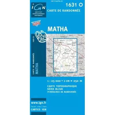 IGN 1631O Matha - Publicité IGN 1631O Matha - Publicité