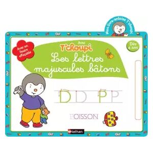 Mon livre-ardoise T'choupi Les lettres majuscules bâtons - Collectif - Publicité Mon livre-ardoise T'choupi Les lettres majuscules bâtons - Collectif - Publicité